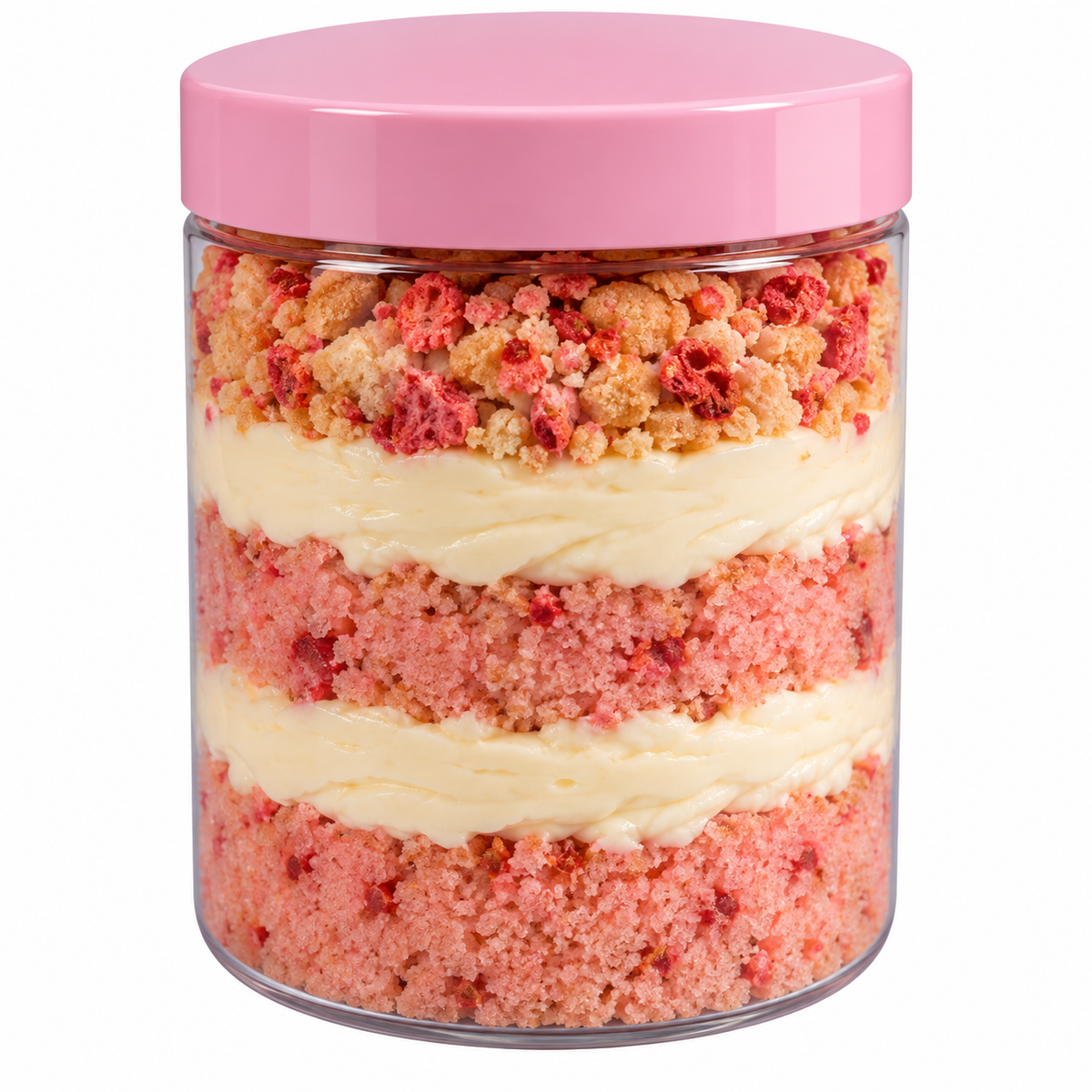 Strawberry Crunch Cake Jar 8oz