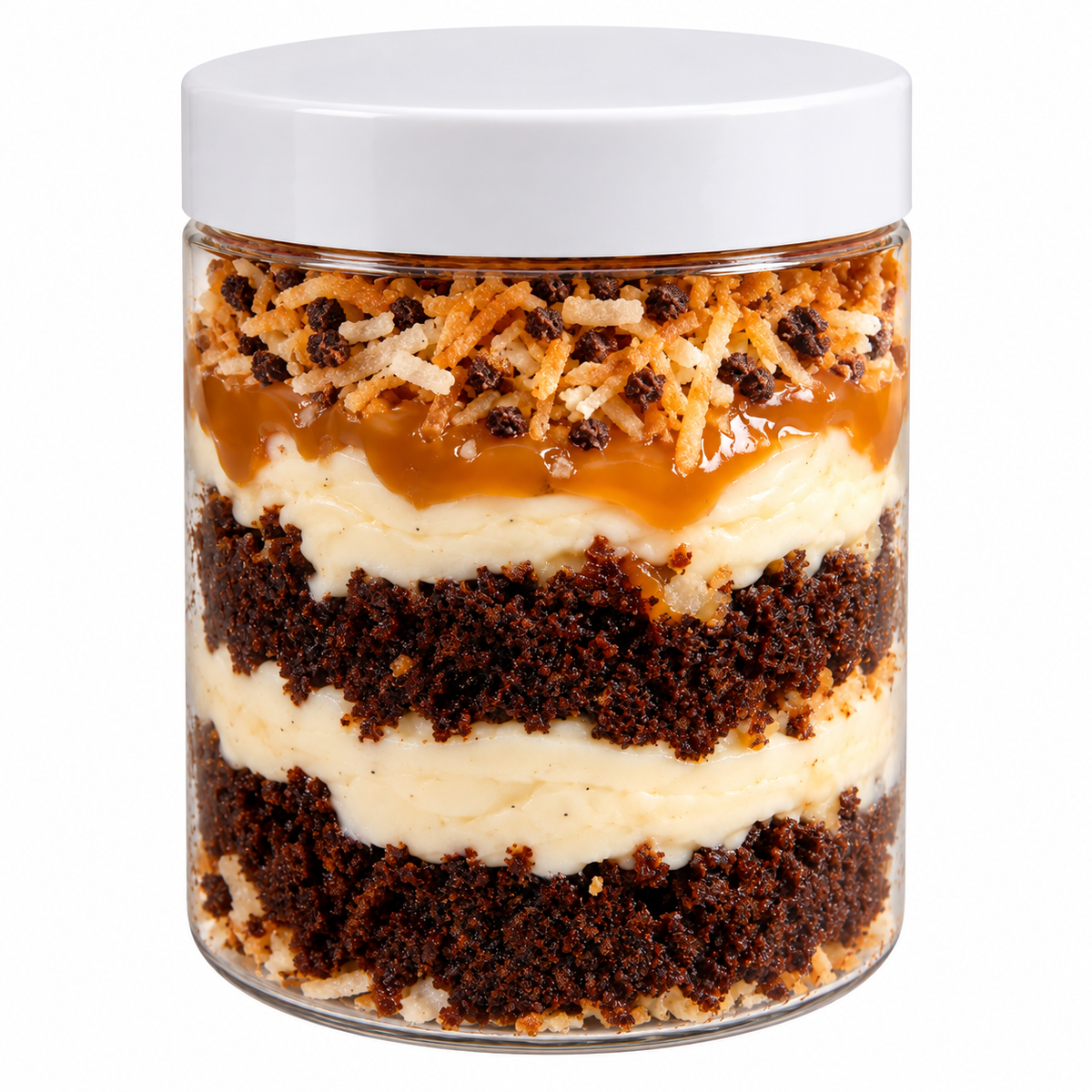 Samoas Cake Jar 16oz