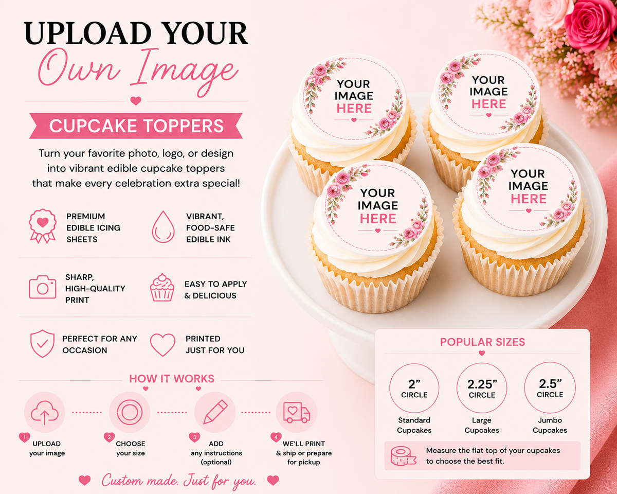 Custom Cupcake Toppers