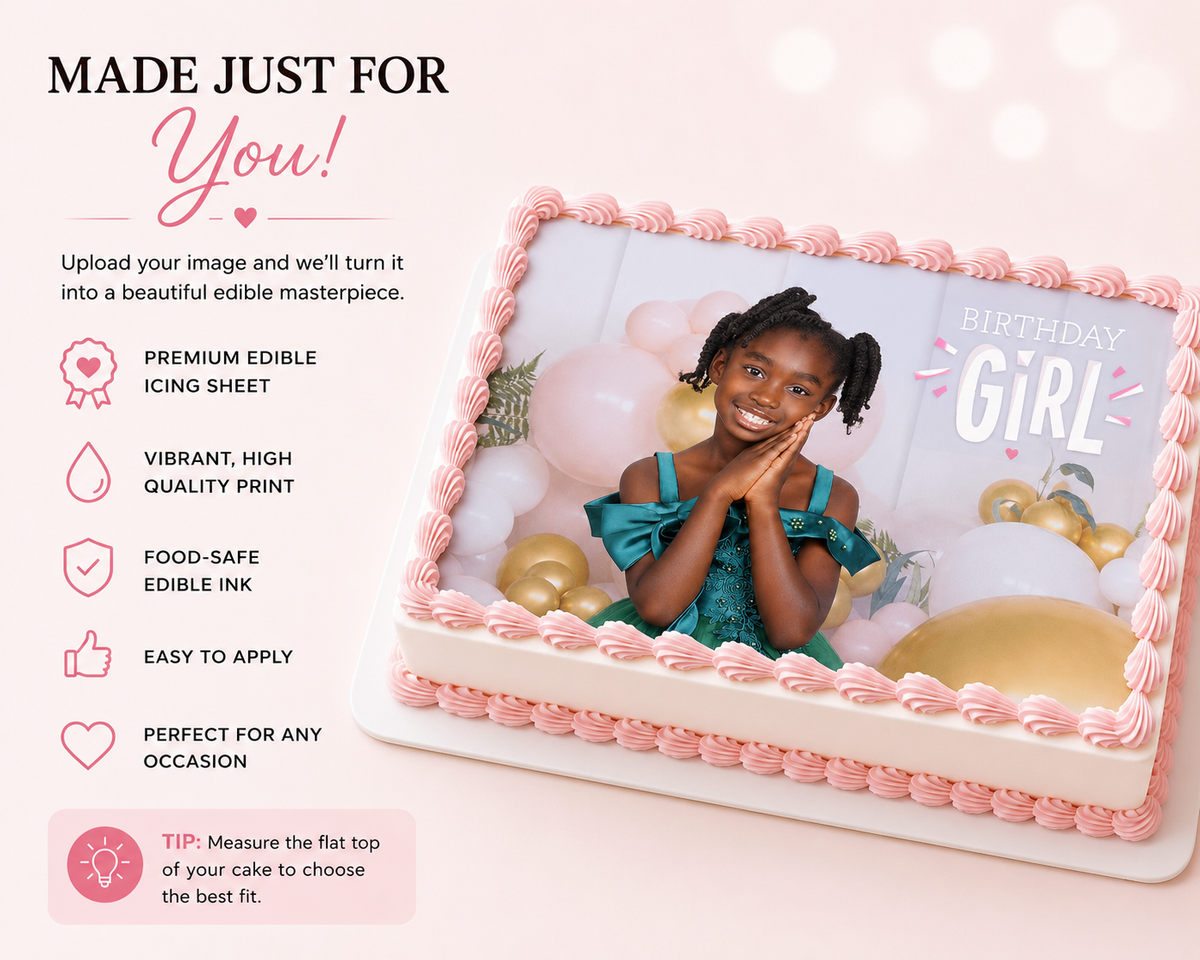 Custom Sheet Cake Toppers